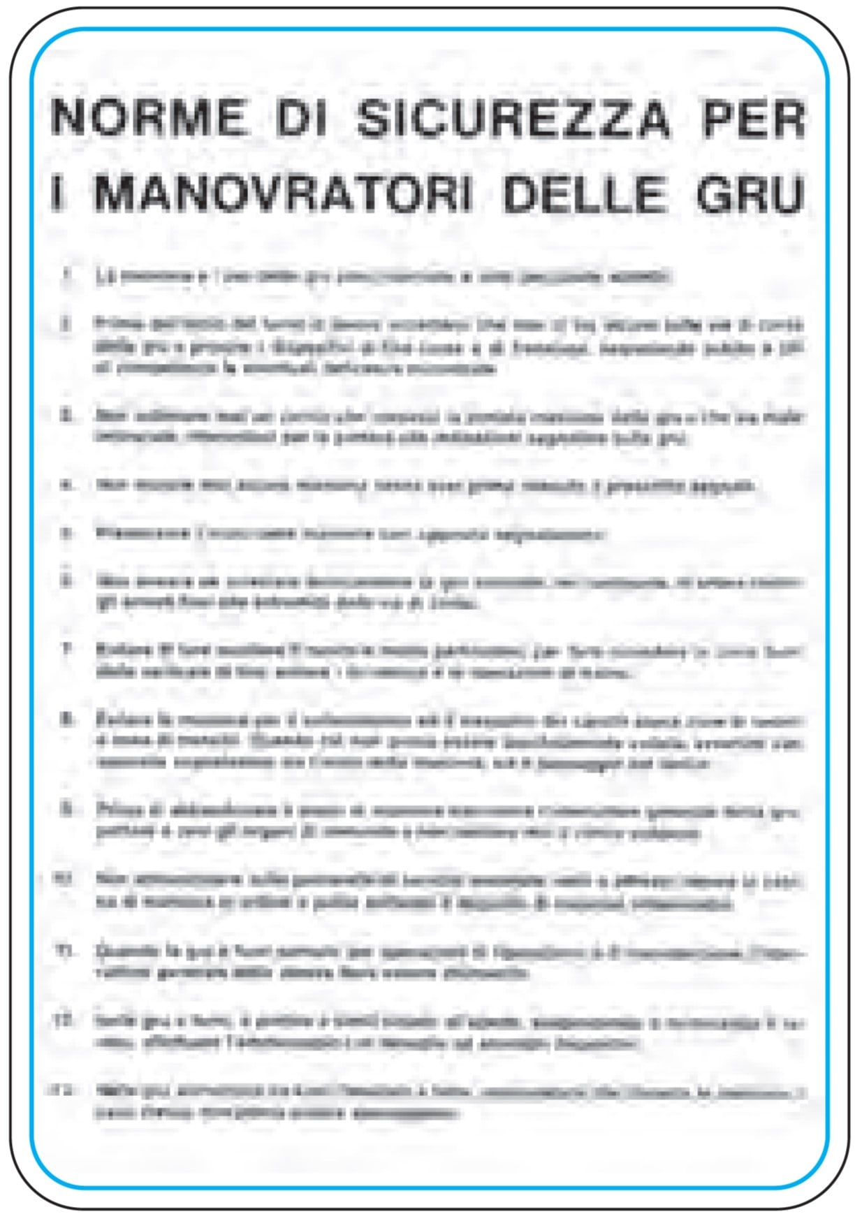 OCMEI SRL - OCM6CR1133 CART.330X470MM NOR.SIC.MANOVRA.GRU