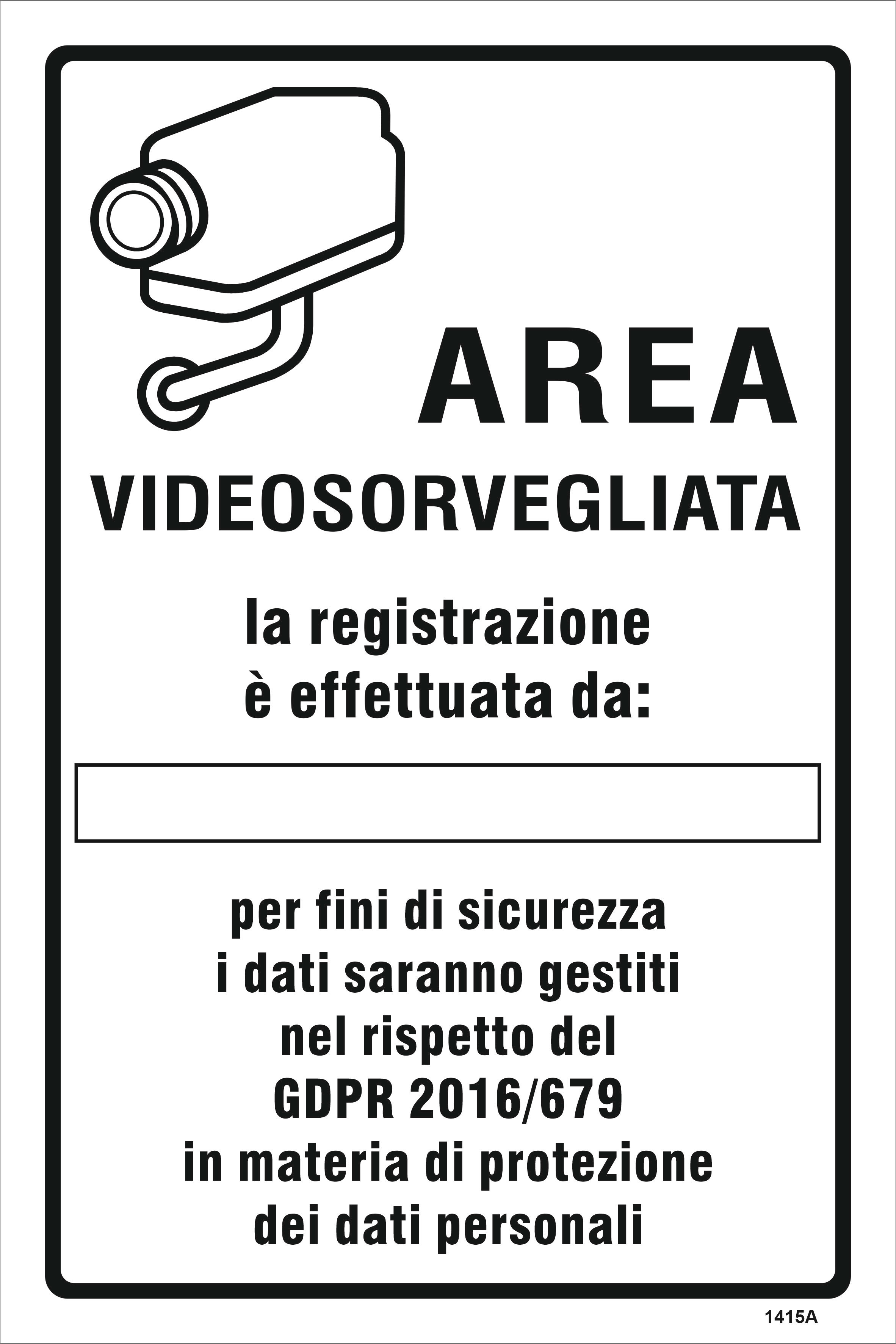 OCMEI SRL - OCM6CR1415-B CART.330X500MM AREA VIDEOS. REGIS.