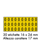 OCMEI SRL - OCM6CR2600-0-GN FOGLIO LETT.-NUM. MM 175X80 (CF.10)