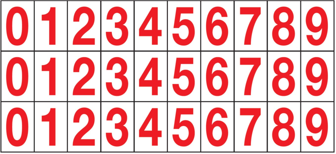 OCMEI SRL - OCM6CR2600-09-BR FOGLIO LETT.-NUM. MM 175X80 (CF.10)