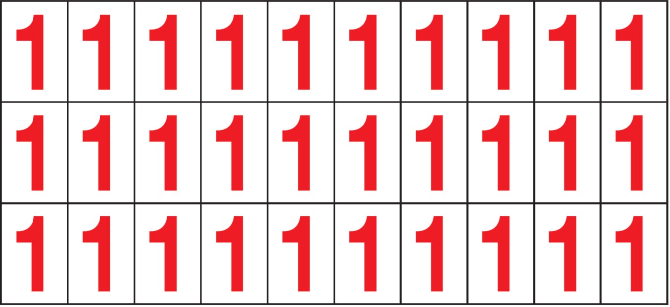 OCMEI SRL - OCM6CR2600-1-BR FOGLIO LETT.-NUM. MM 175X80 (CF.10)