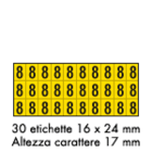 OCMEI SRL - OCM6CR2600-8-GN FOGLIO LETT.-NUM. MM 175X80 (CF.10)