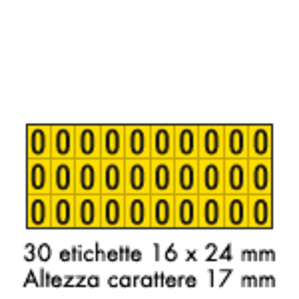OCMEI SRL - OCM6CR2600-O-GN FOGLIO LETT.-NUM. MM 175X80 (CF.10)