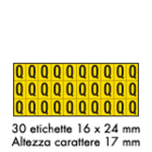 OCMEI SRL - OCM6CR2600-Q-GN FOGLIO LETT.-NUM. MM 175X80 (CF.10)