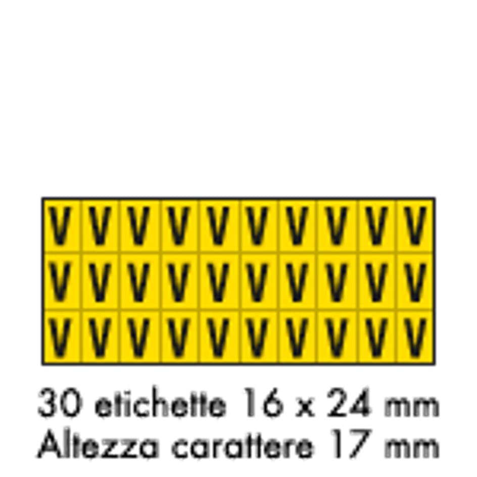 OCMEI SRL - OCM6CR2600-V-GN FOGLIO LETT.-NUM. MM 175X80 (CF.10)