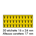 OCMEI SRL - OCM6CR2600-V-GN FOGLIO LETT.-NUM. MM 175X80 (CF.10)