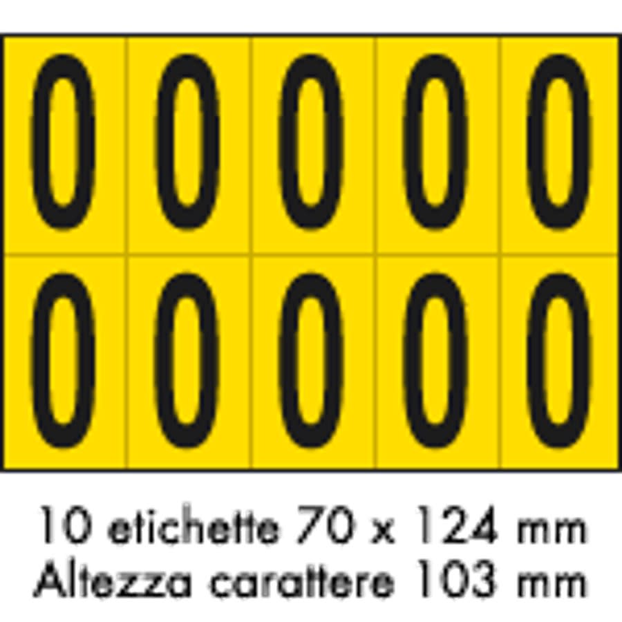 OCMEI SRL - OCM6CR2601-O-GN FOGLIO LETT.-NUM. 350X250MM CF.10