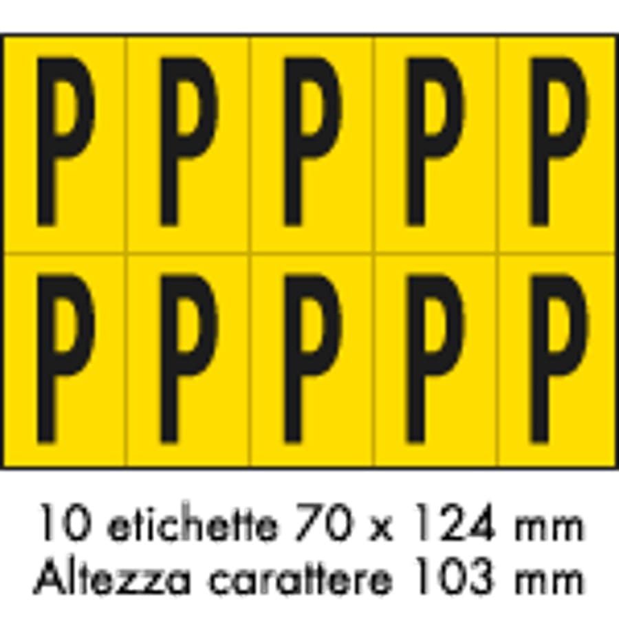 OCMEI SRL - OCM6CR2601-P-GN FOGLIO LETT.-NUM. 350X250MM CF.10