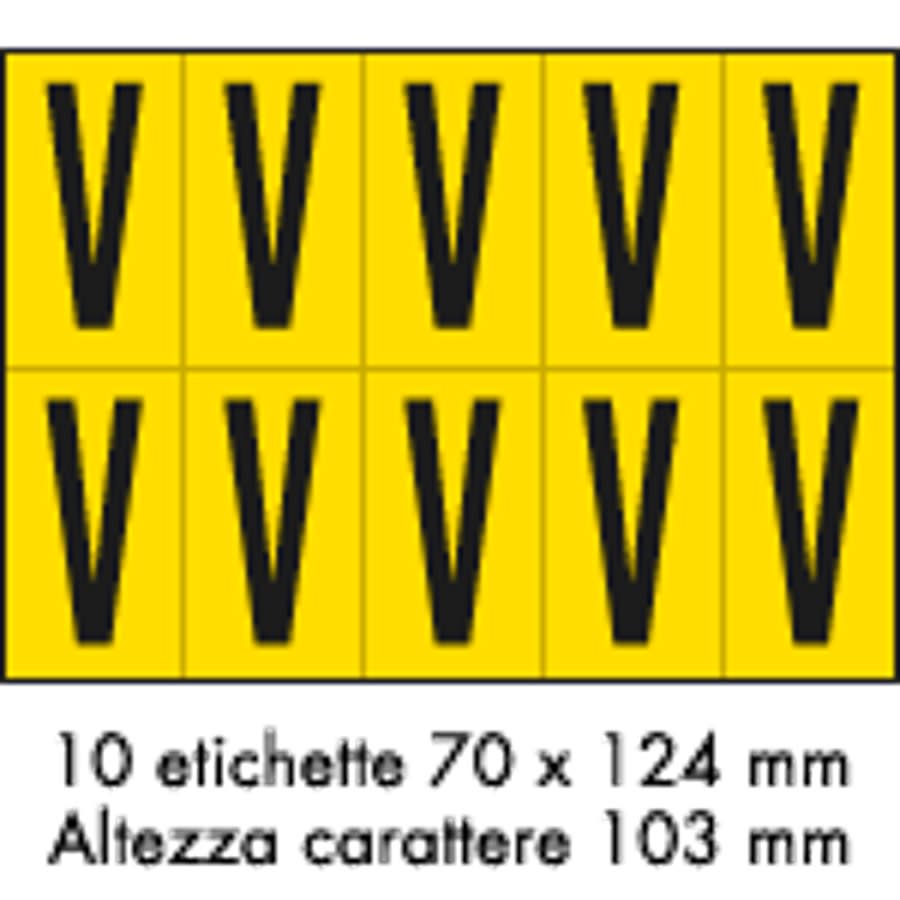 OCMEI SRL - OCM6CR2601-V-GN FOGLIO LETT.-NUM. 350X250MM CF.10