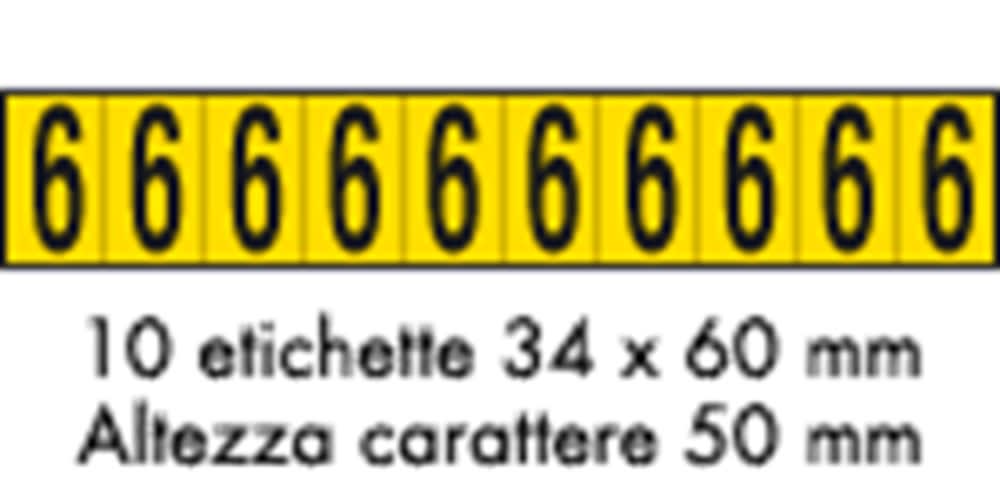 OCMEI SRL - OCM6CR2602-6-GN FOGLIO LETT.-NUM. 350X60MM CF.10