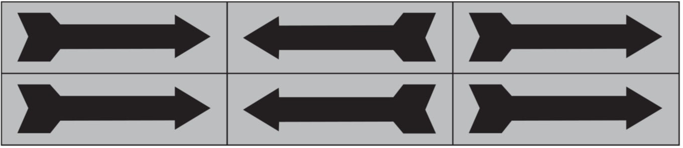 OCMEI SRL - OCM6CR2651-NA FOGLIO FRECCE MM 330X70  (CF.10PZ)