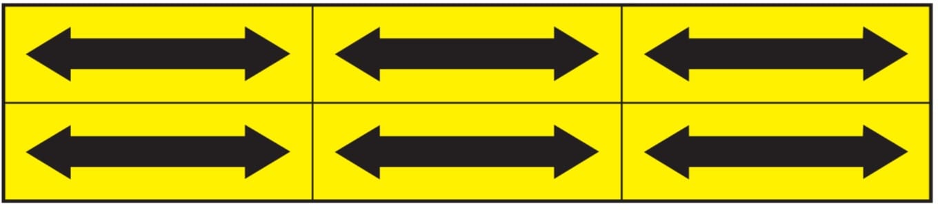 OCMEI SRL - OCM6CR2652-GN FOGLIO FRECCE MM 330X70 (CF.10PZ)