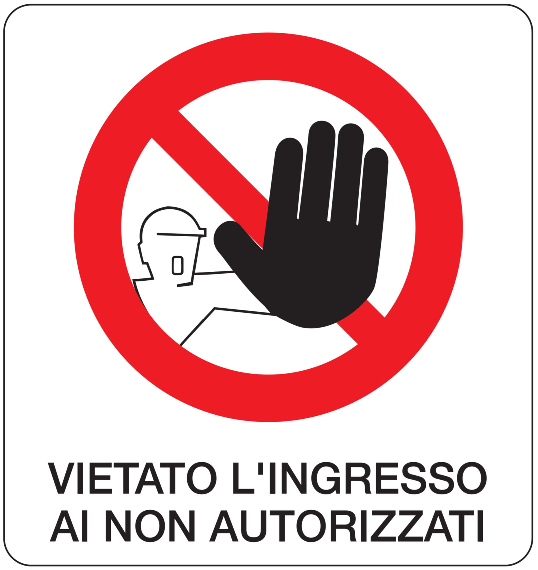 OCMEI SRL - OCM6CR561-B CART.DIVIETO F.TO MM 330X350