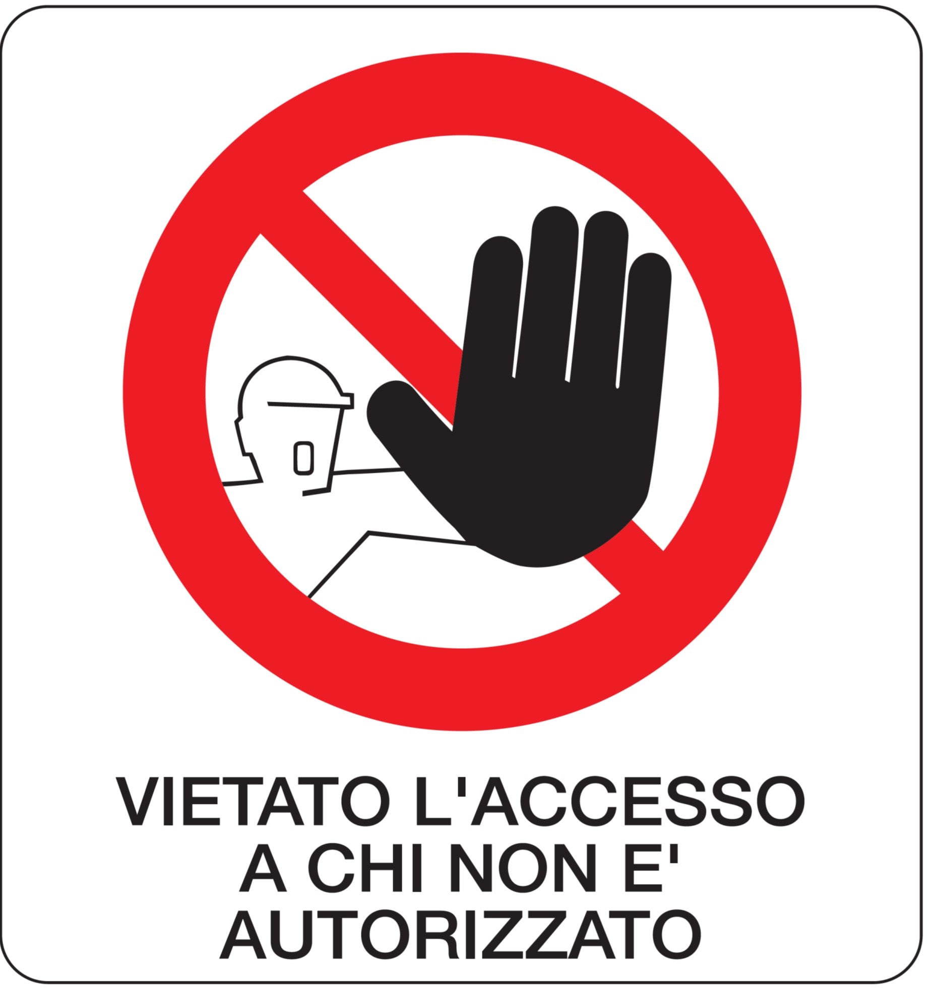 OCMEI SRL - OCM6CR567-B CART.DIVIETO F.TO MM 330X350