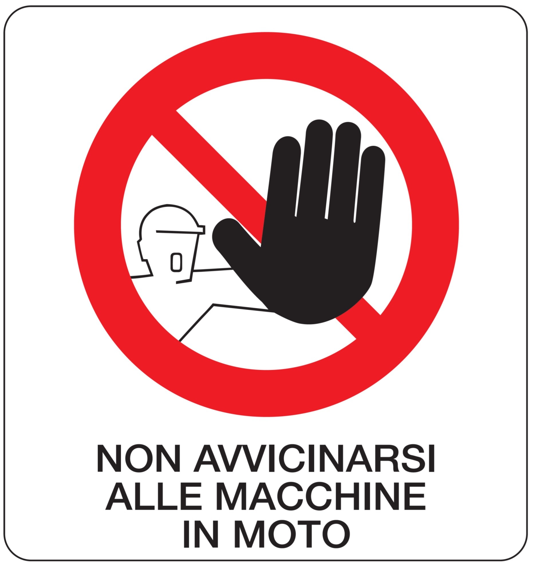 OCMEI SRL - OCM6CR574-B CART.DIVIETO F.TO MM 330X350