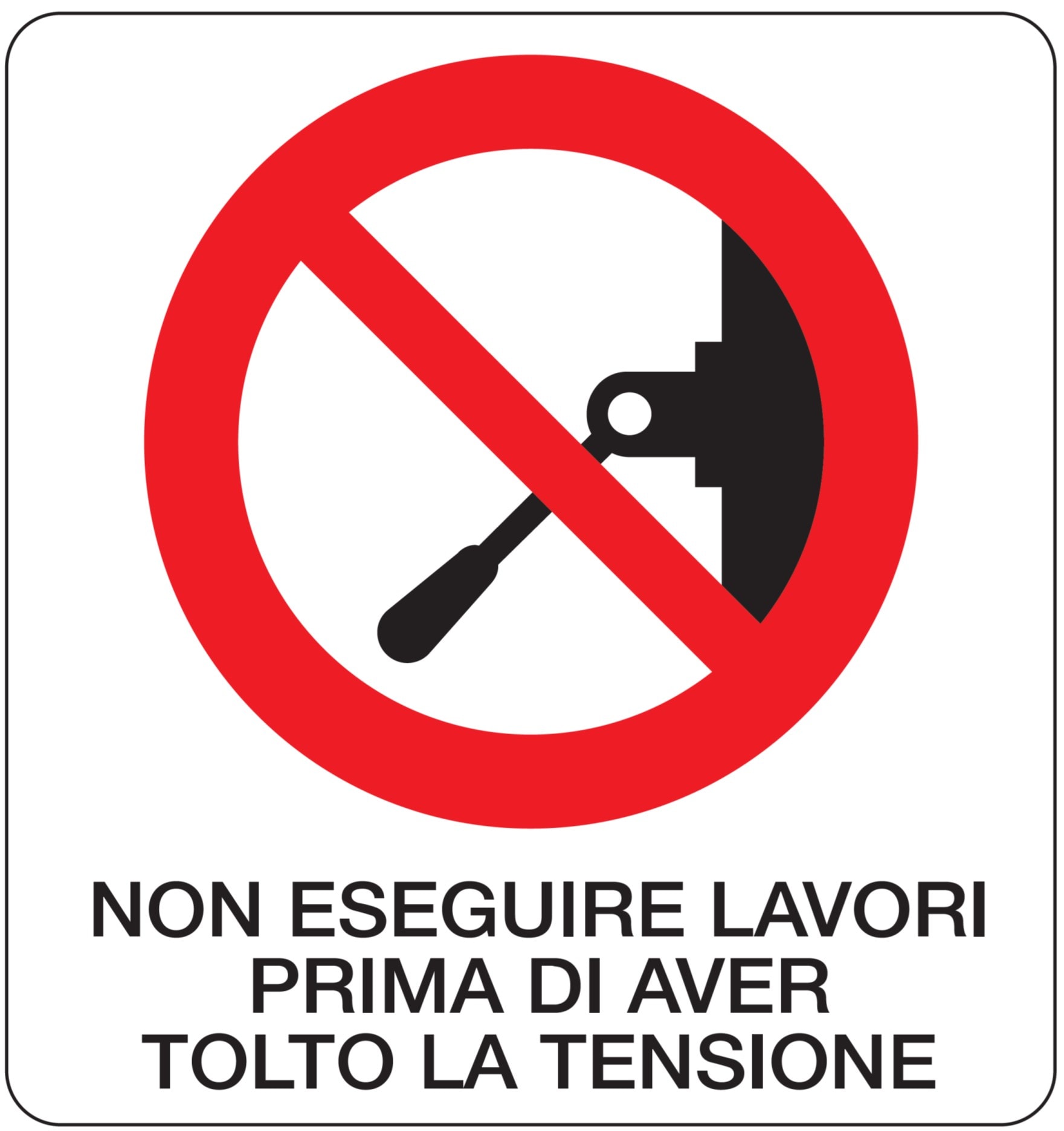 OCMEI SRL - OCM6CR592-B CART.DIVIETO F.TO MM 330X350