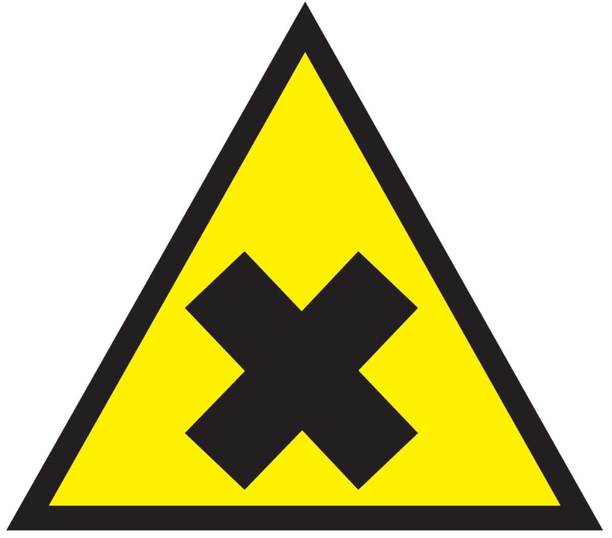 OCMEI SRL - OCM6CR7-AD ADES.PERICOLO LATO MM 140 (CF.10PZ)