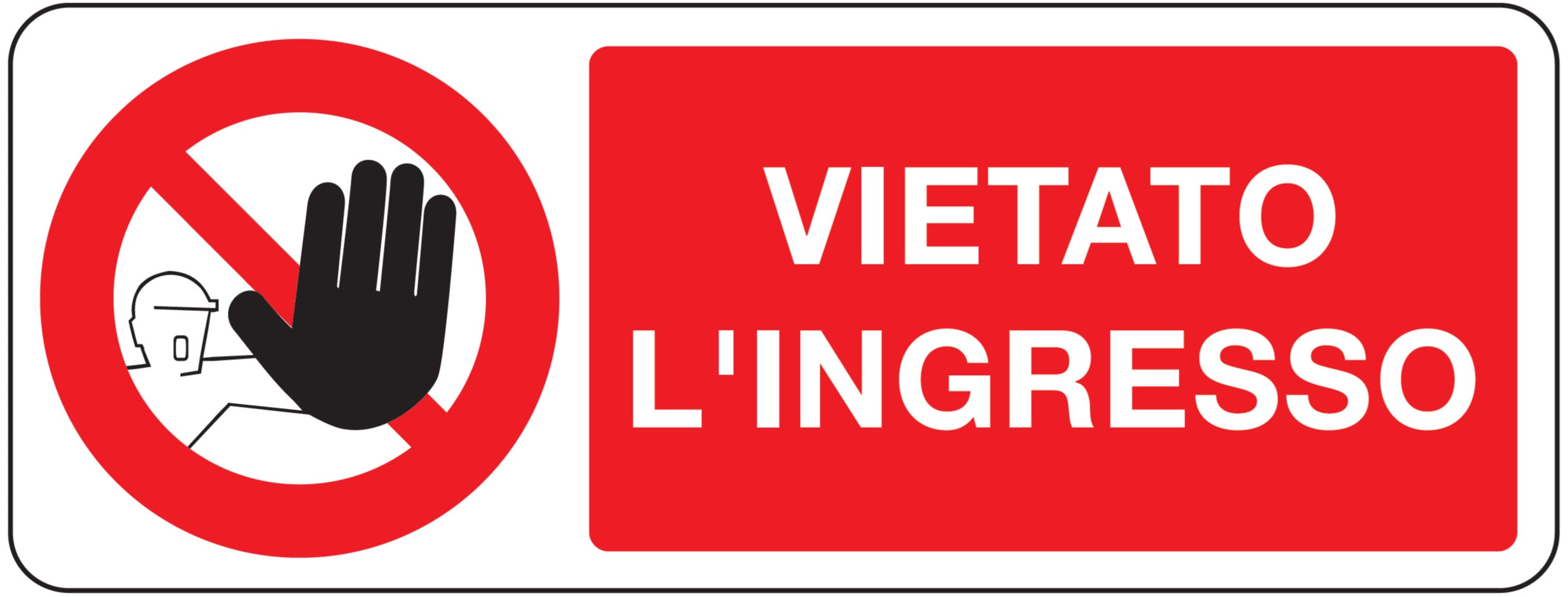 OCMEI SRL - OCM6CR716-A CART.DIVIETO F.TO MM 330X125