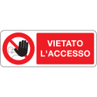 OCMEI SRL - OCM6CR721-AD ADES.DIVIETO MM 330X125 (CF.10PZ)