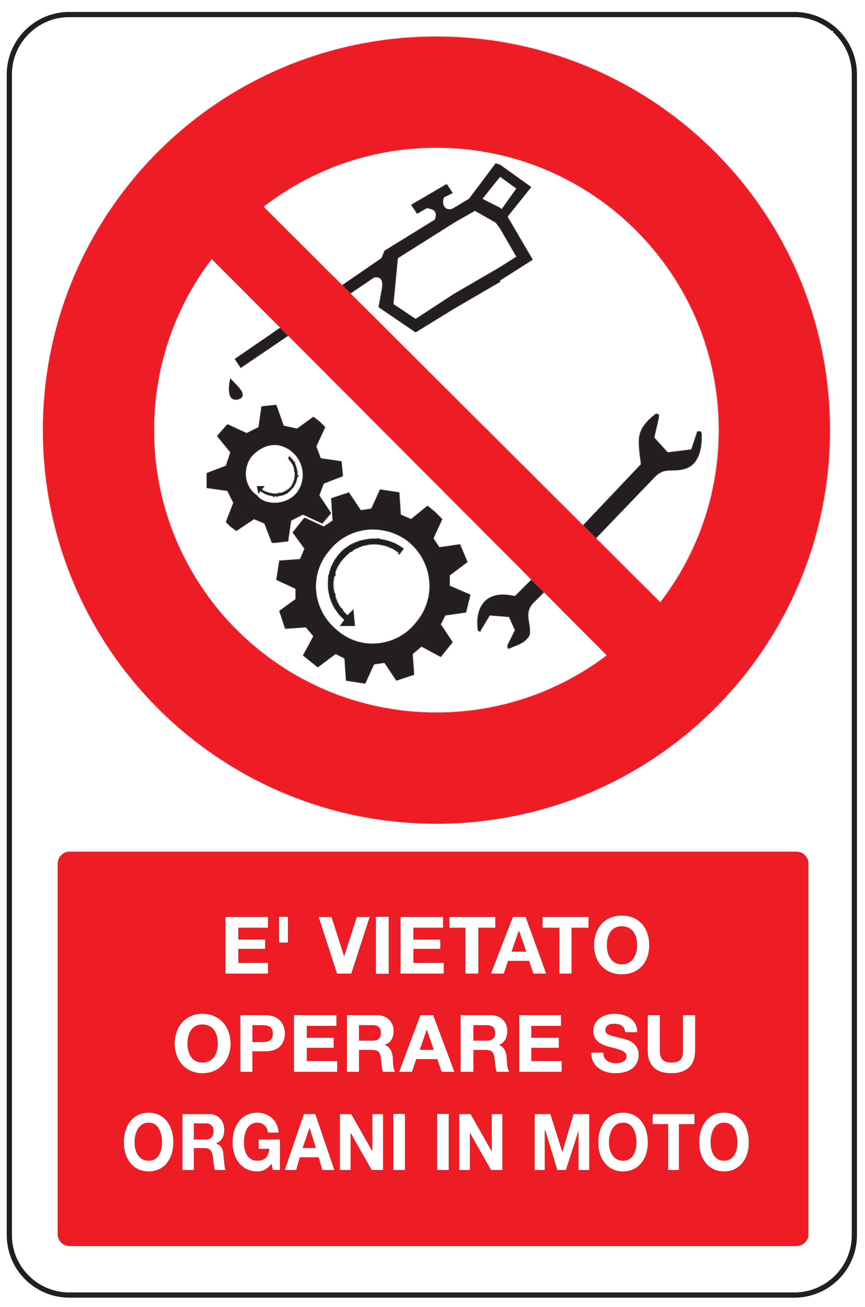 OCMEI SRL - OCM6CR743-B CART.DIVIETO F.TO MM 330X500