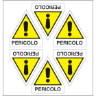 OCMEI SRL - OCM6ET2360 CF.10F ETICH. PERICOLO LATO 60+15 (6XF)