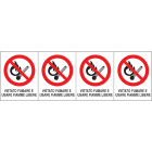 OCMEI SRL - OCM6ET2369 CF.10F ETICH. VIET.FIAM.LIBERE 62X80 (4X