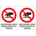 OCMEI SRL - OCM6ET2378 CF.10F ETICH. NON ESEG.LAVORI 125X160 (2