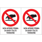 OCMEI SRL - OCM6ET2380 CF.10F ETICH. NON APRIRE 125X160 (2XF)