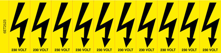 OCMEI SRL - OCM6ET2523 CF.10F ETICH.230VOLT60X24 (10XF)