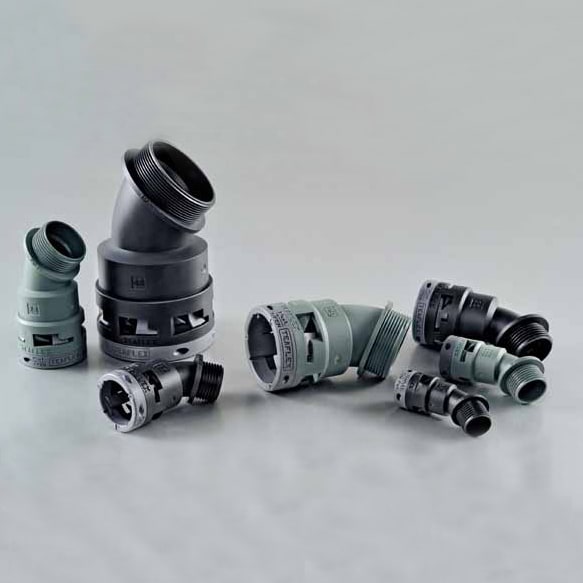 TEAFLEX - TEA6GBF17G03 CURVA 45?IP66 BF17 1/2GRIGI