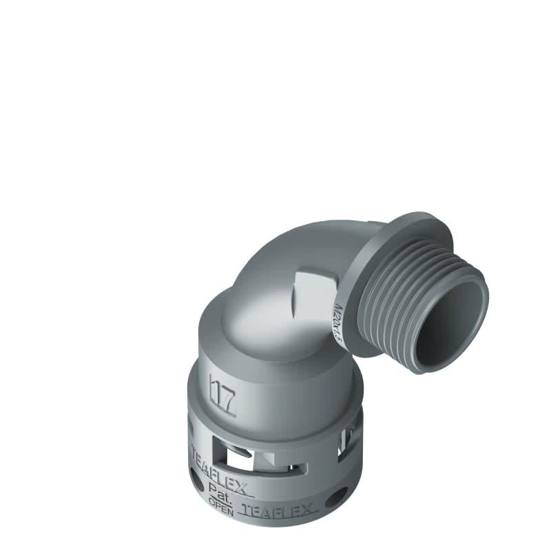 TEAFLEX - TEA6GBN17M20 CURVA 90?IP66 BN17 M20  GRIGI