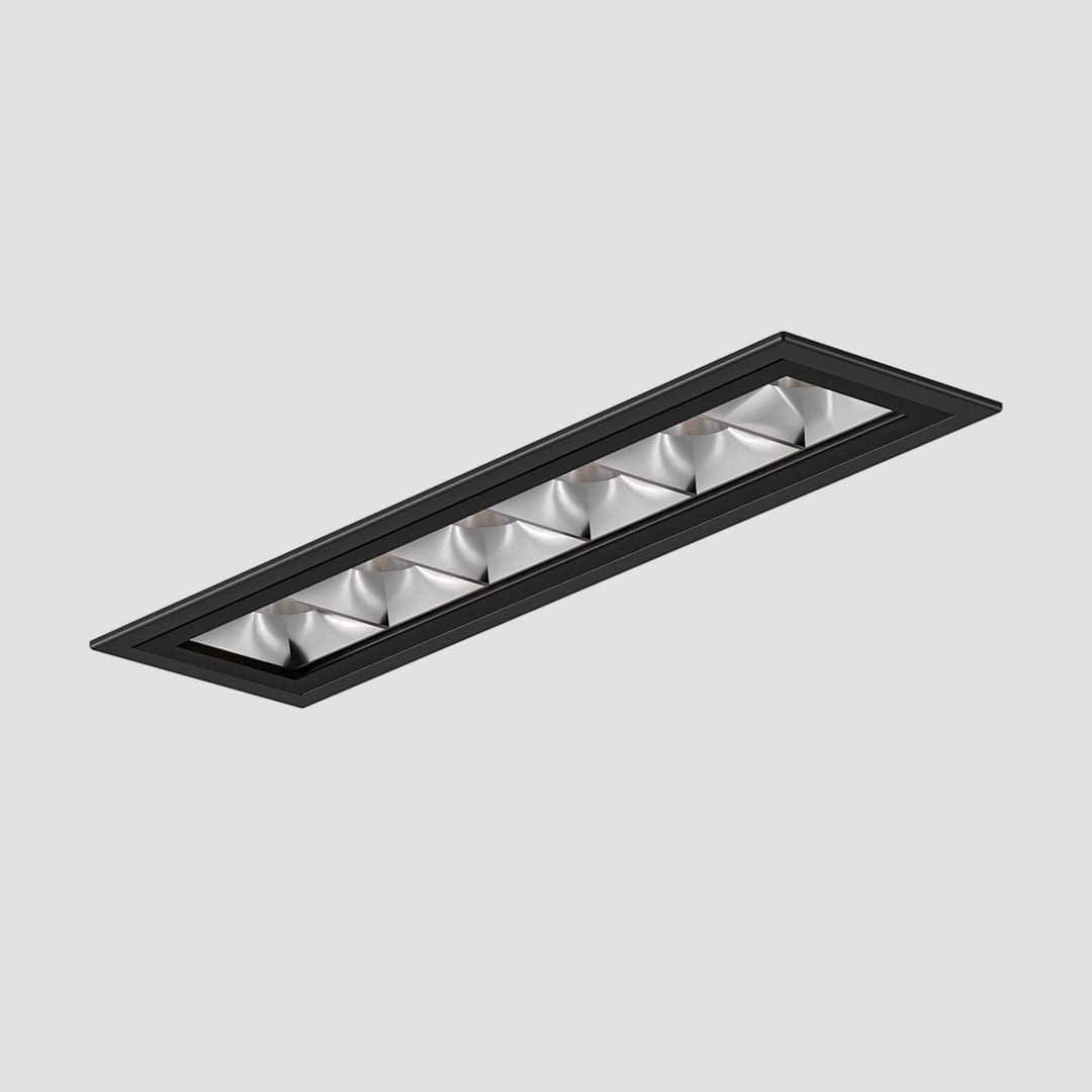 SIDE SPA - SDE3915-LBC-75 RULED LINEAR INCASSO 60X250MM 19W 2766LM