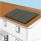 INTERGAS - IGS6SOL0409 STRUTTURA 1 PANN BLUH+ 2MQ - TETTO INCLI