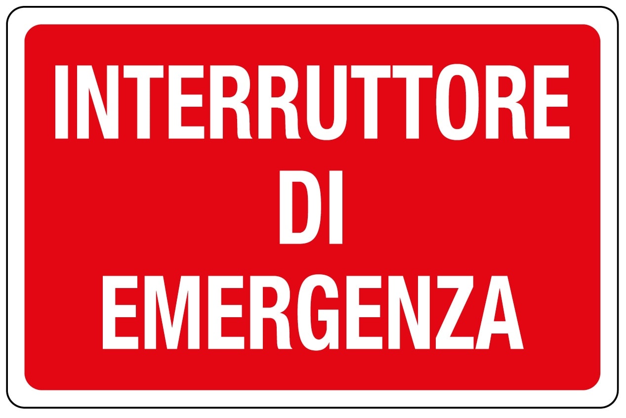 OCMEI SRL - OCM6CR1337-A CART.200X150MM INTERRUTTORE EMERGEN