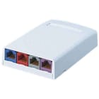 PANDUIT - PANCBX4IW-AY LA SCATOLA DA ESTERNO ACCETTA QUATTRO MO