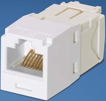 PANDUIT - PANCJ688TGWH MODULO UNIVERSALE RJ45 CATEGORIA 6, 8 CO