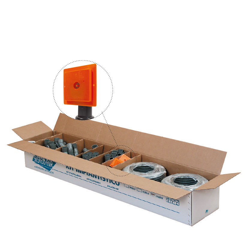 TECNOPLUS SRL - TNP7030.3E KIT IMPIANTISTICO 3 P.P. (CONTR. QUADR.)