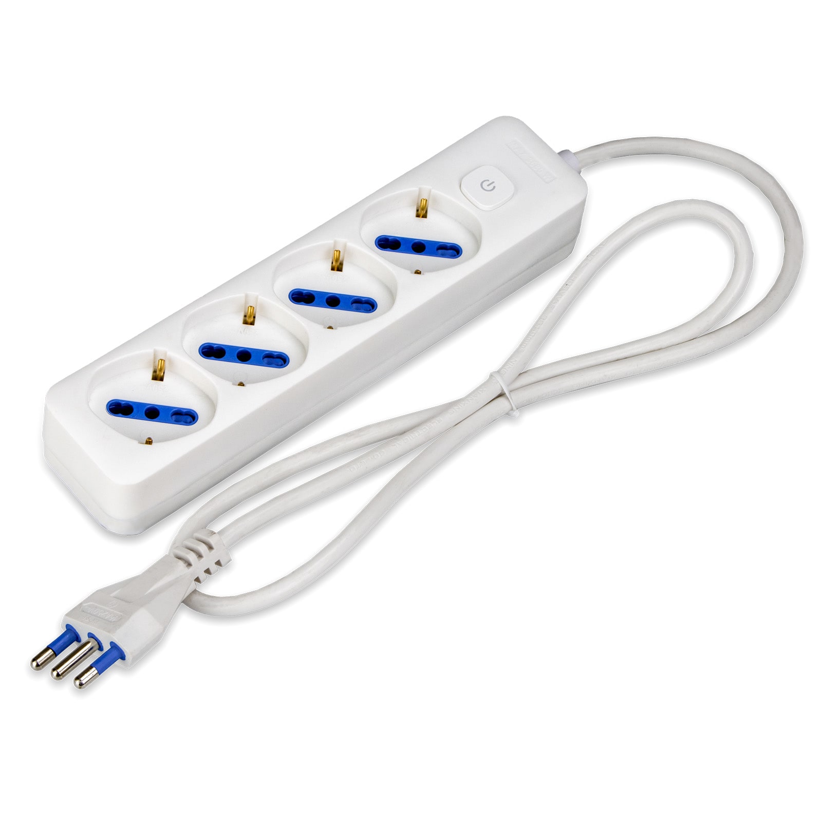 MASTER SRL - MST70490 MULTIPRESA 4 USC.P40 16A CAVO 1.2MT+INT