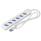 MASTER SRL - MST70690 MULTIPRESA 6 USC.P40 16A CAVO 1.2MT+INT