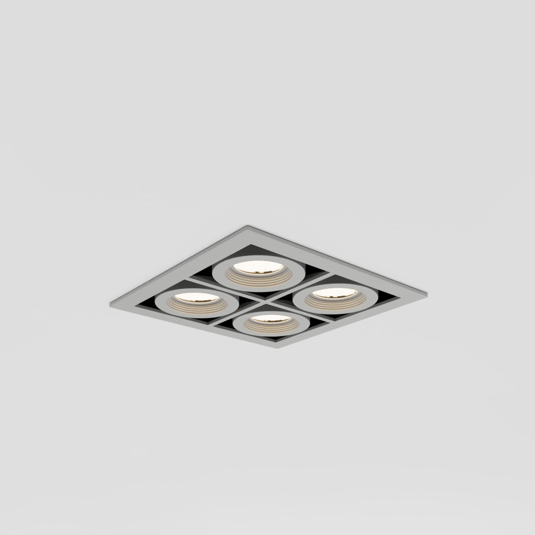 SIDE SPA - SDE71121C-LBN-40 MATRIX COIN 4 LED DIAM.210X210MM 51.6W 5