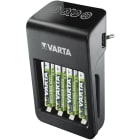 VARTA CONSUMER BATT - VAT57687101441 LCD PLUG CHARGER+ (INCL. 4AA 2.100 MAH)