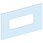 SCHNEIDER ELECTRIC - SNRLVS03247 Piastra frontale comm Monoblocco INS250