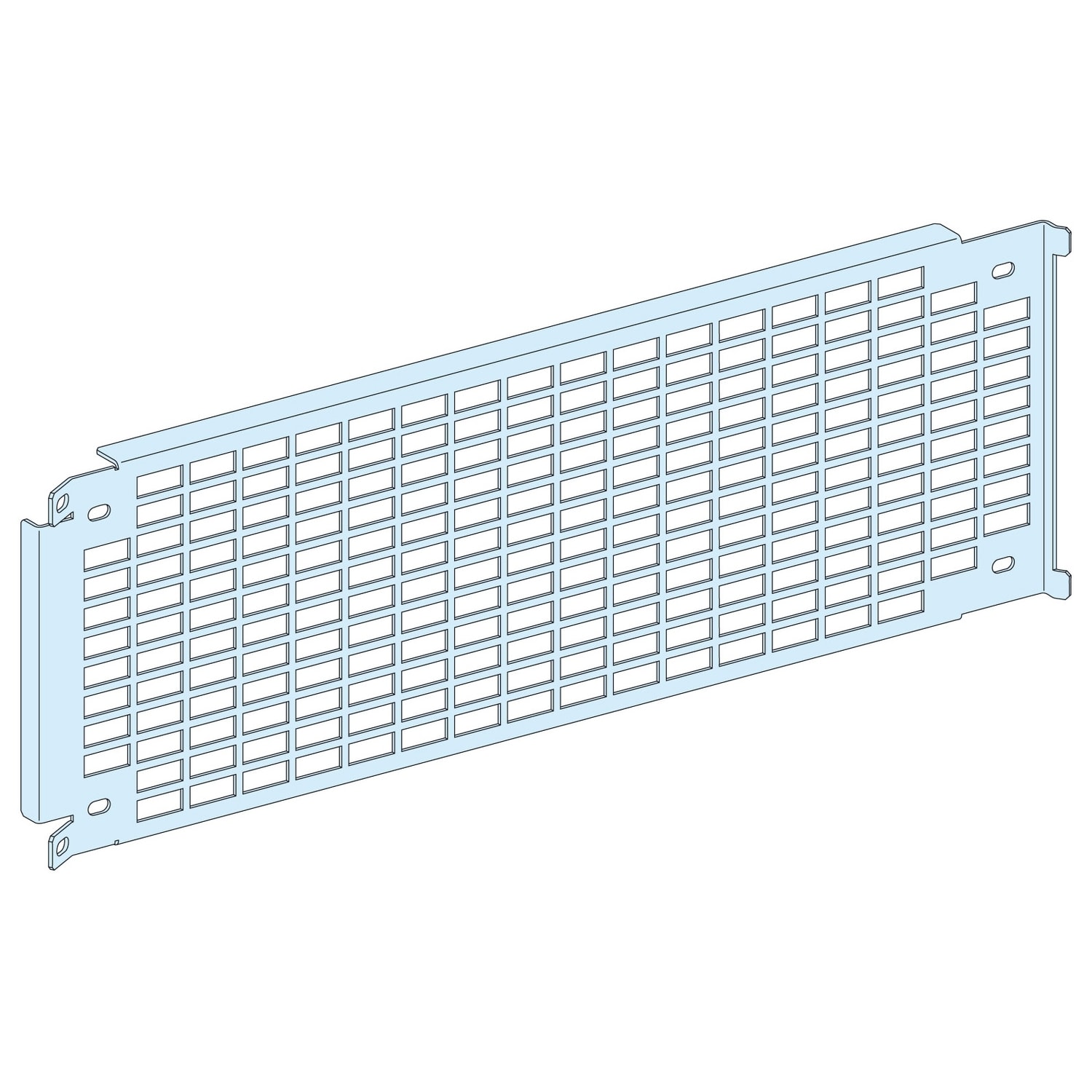 SCHNEIDER ELECTRIC - SNRLVS03571 Piastra di fondo pref.4M  + 4 traverse
