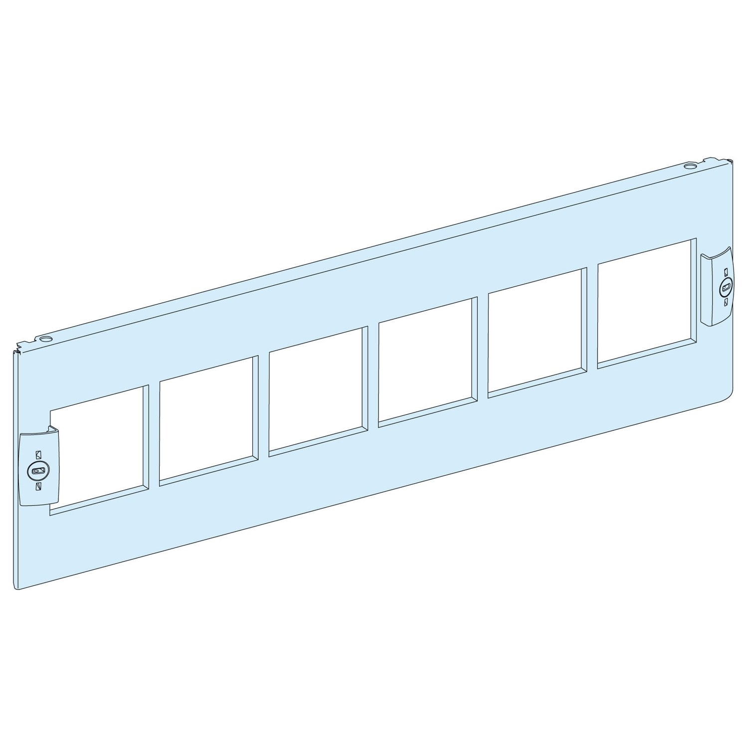 SCHNEIDER ELECTRIC - SNRLVS03910 Piastra frontale 6x72X72/misura