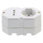 LE PROLUNGHE SAS - PRG7277 PR.10/16A + PR.UNI.10/16A+SC. D/OTTAGONO