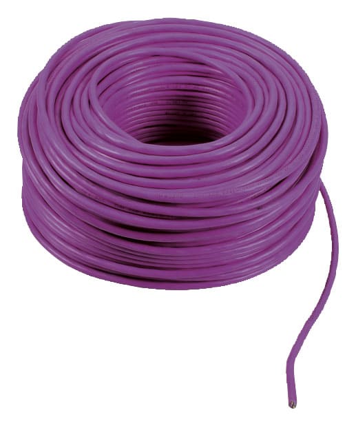 VIMAR SPA - VIW732I.C.100 2F+ CAVO 2X1 LSZH CCA 100M VIOLA