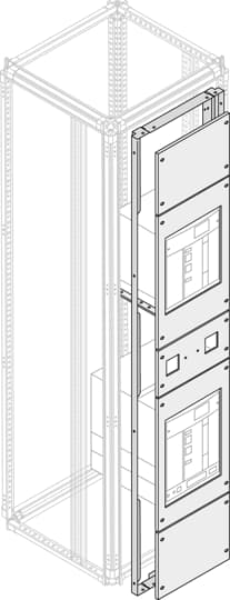 ABB SPA - ABBPBRR6040 PIASTRA MONT.RIENTRATA H=600MM L=400MM