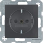 BERKER - BRK7341231606 PRESA SCHUKO SERIE B3/B7 ANTRACITE OPACO