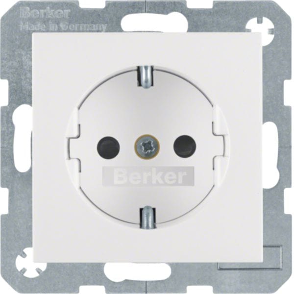 BERKER - BRK7341231909 P.SCHUKO SERIE S1/B3/B7 BIA.POL.OPACO