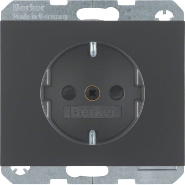 BERKER - BRK7341357006 P.SCHUKO K1 ANTRACITE OPACO, VERNICIATO